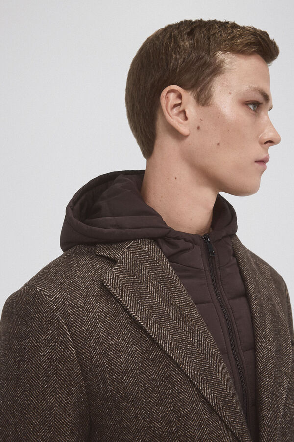 Pedro del Hierro Coat with removable lining Beige