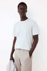 Pedro del Hierro Small logo T-shirt Grey