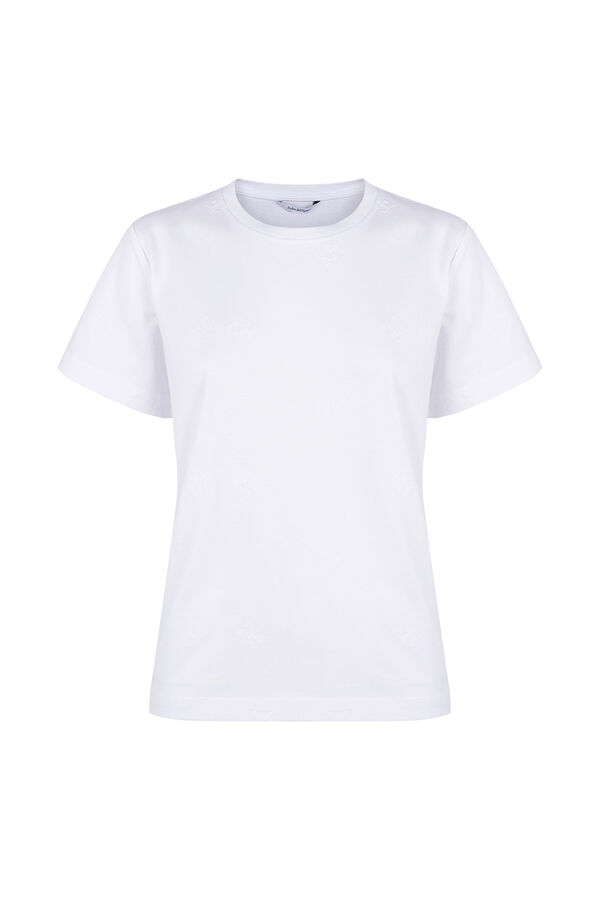 Pedro del Hierro T-shirt multilogo pdh Branco