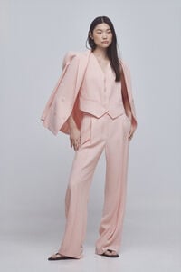 Pedro del Hierro Pleated suit trousers Pink