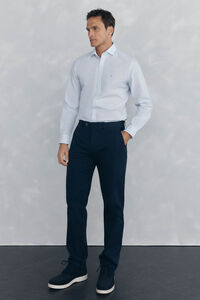 Pedro del Hierro Chino regular fit texture