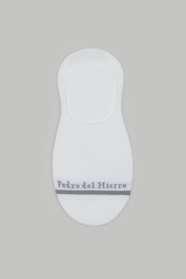 Pedro del Hierro Plain no-show socks White