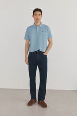 Pedro del Hierro Basic piqué polo shirt Blue