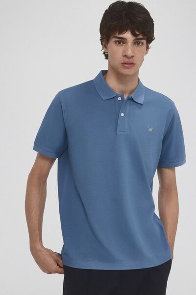 Pedro del Hierro Essential polo shirt  Blue