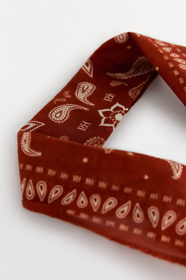 Pedro del Hierro Bandana with ring Orange
