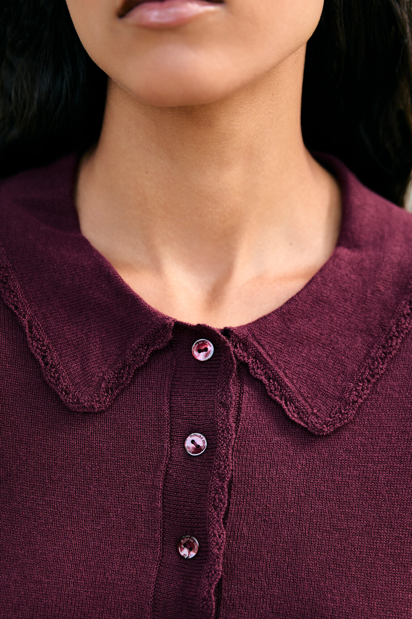 Pedro del Hierro Jersey-knit polo neck jumper