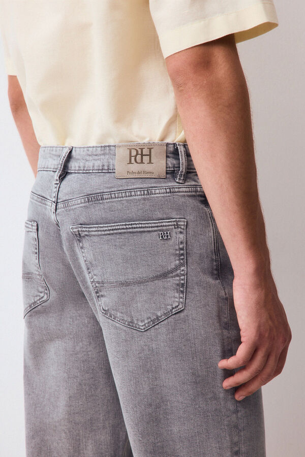Pedro del Hierro Tapered fit jeans Grey