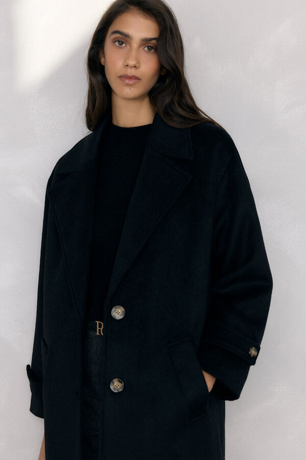 Pedro del Hierro Coat and inner gilet Black