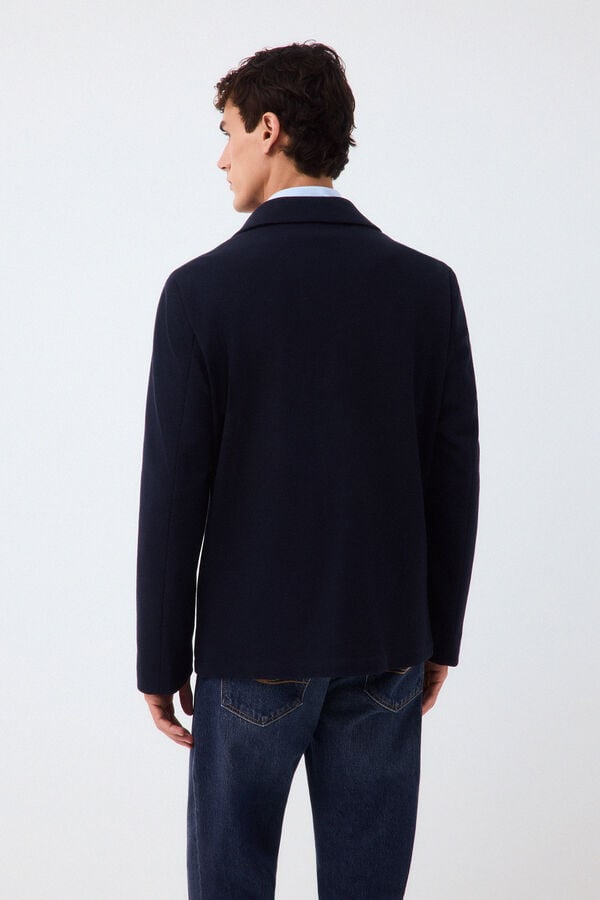 Pedro del Hierro Knit overshirt Blue