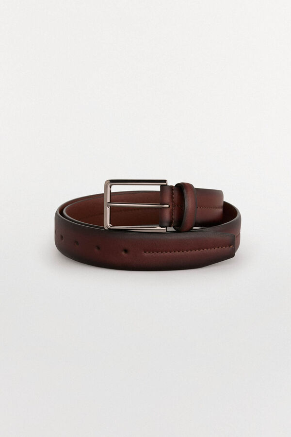 Pedro del Hierro Sport leather belt Brown