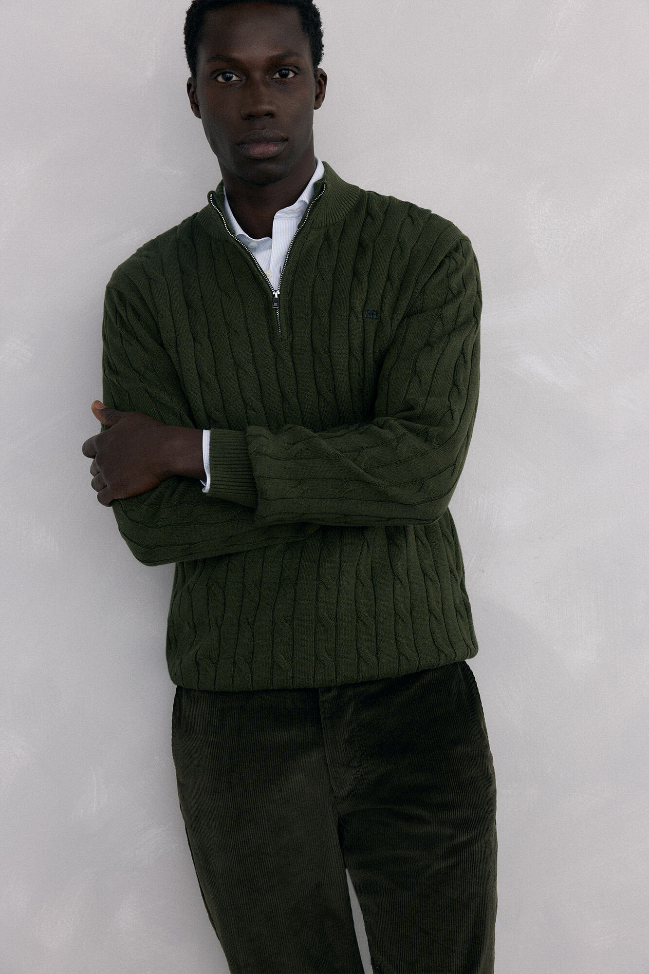 Pedro del Hierro Camisola gola camionista