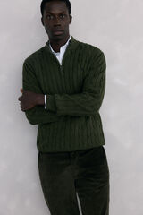 Pedro del Hierro Trucker neck jumper Green