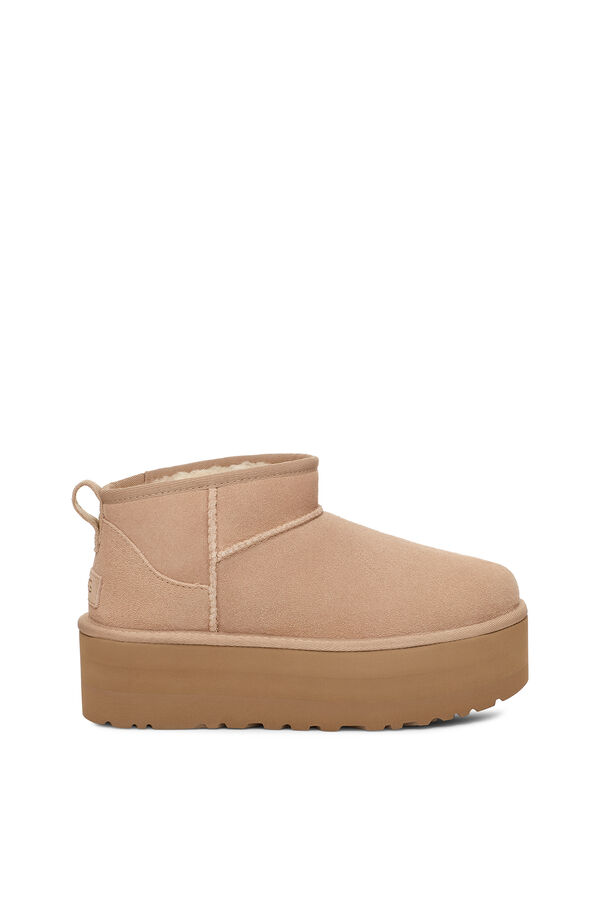 Ugg Bota Plataforma Ultra Clássica Marrom
