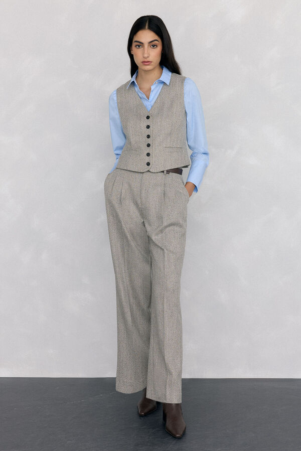 Pedro del Hierro Herringbone herringbone Grey