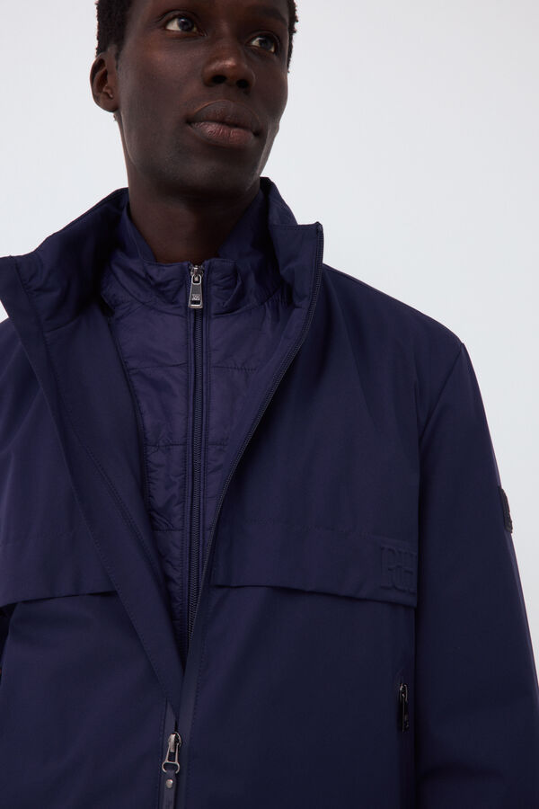 Pedro del Hierro Jacket with zip fastening lining Blue