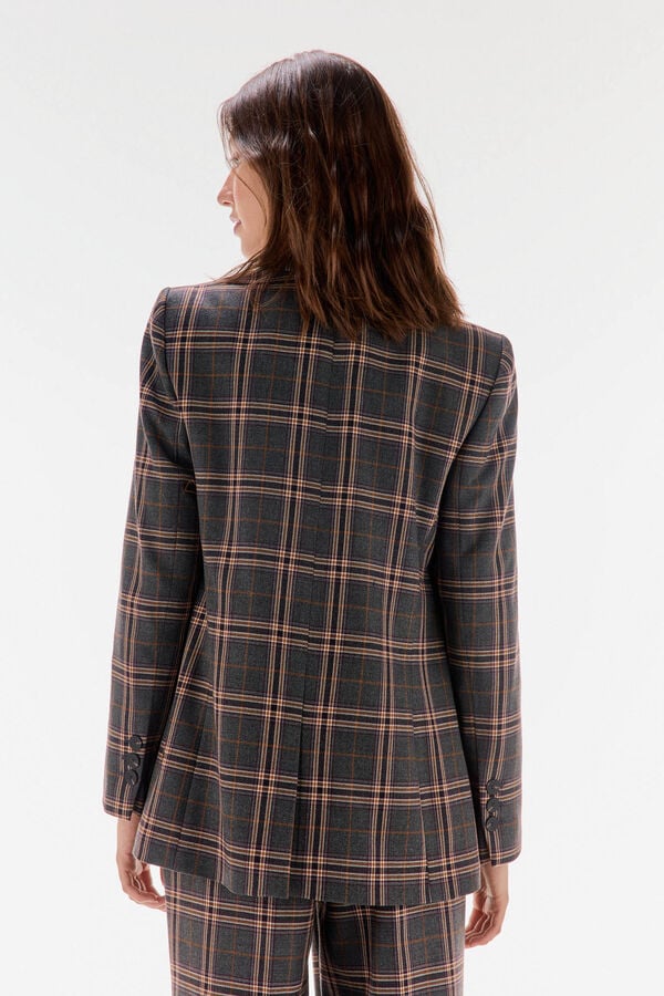 TFP by Tamara Falcó Checked blazer Grey