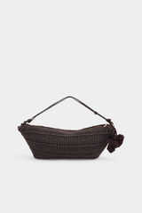 Pedro del Hierro Braided knit bag Brown