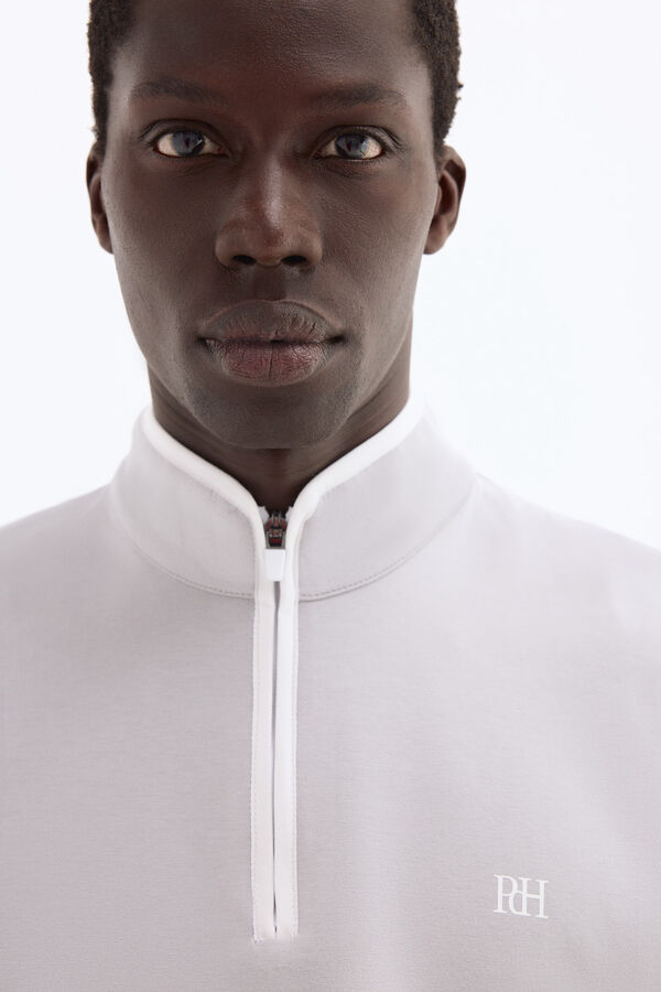 Pedro del Hierro Zip-fastening golf gilet Grey