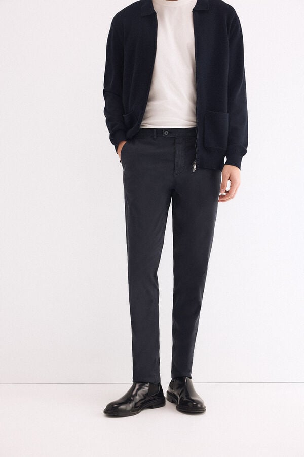 Pedro del Hierro Slim fit chinos Blue