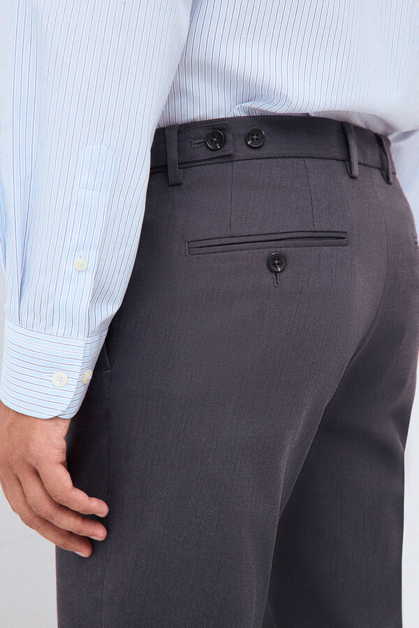 Pedro del Hierro Oversized slim chinos Grey