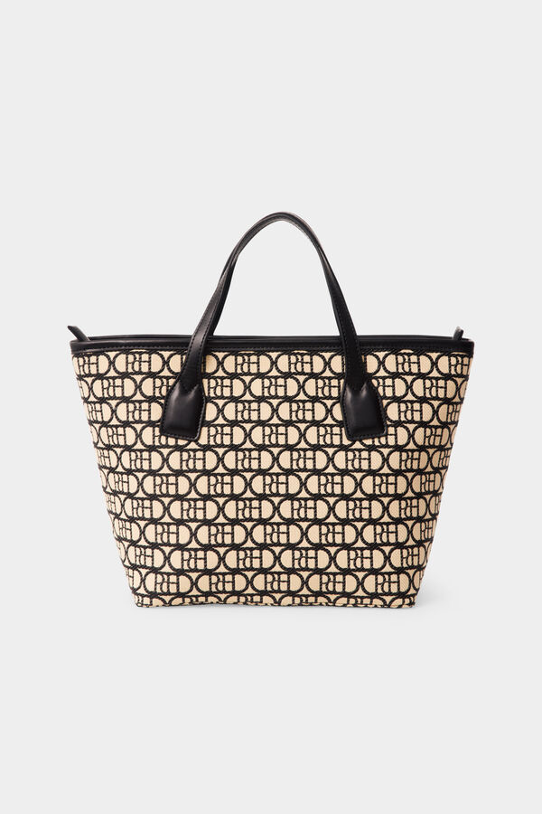 Pedro del Hierro Mala tote bag com logo Beige