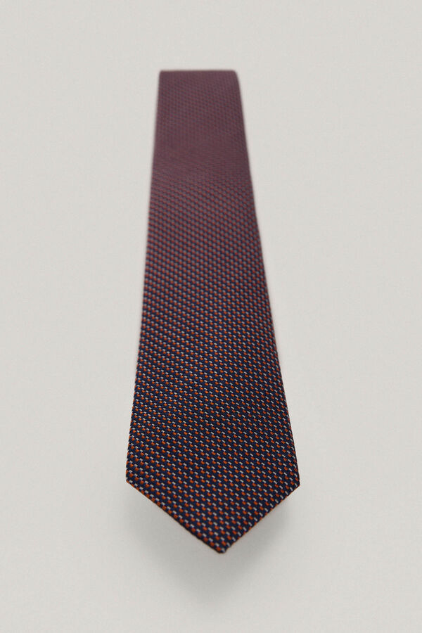Pedro del Hierro Corbata seda lisa Azul