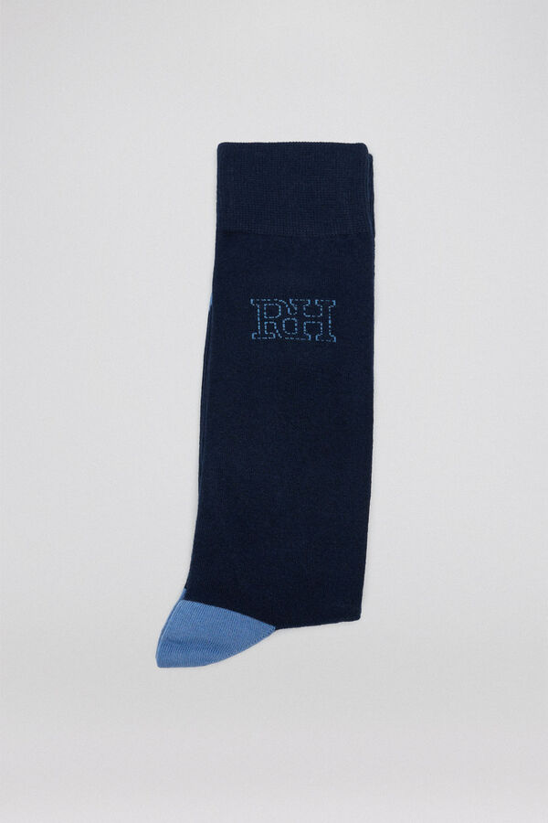 Pedro del Hierro Plain sports socks Blue