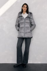 Pedro del Hierro Short hooded parka Grey