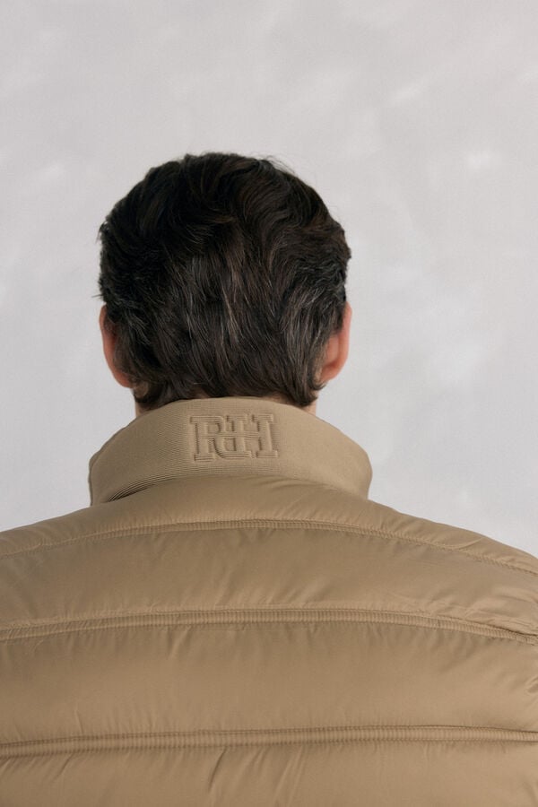 Pedro del Hierro Ultralight puffer gilet Beige