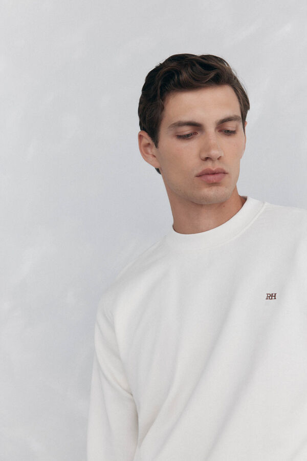Pedro del Hierro Crew-neck sweatshirt Beige