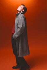 Pedro del Hierro Pleated trousers going out Black