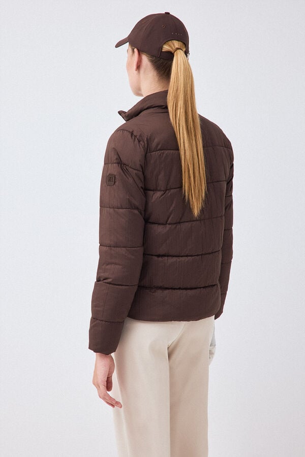 Pedro del Hierro Puffer anorak Brown