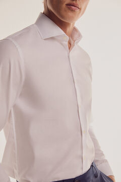 Pedro del Hierro Tailored fit non-iron dress shirt  White