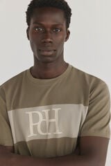 Pedro del Hierro Logo T-shirt Green