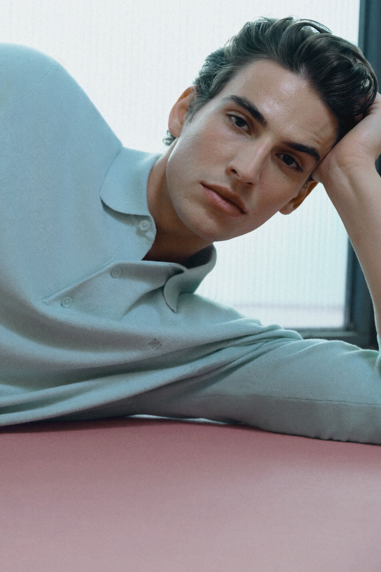 Pedro del Hierro Premium cotton silk cashmere knit jumper