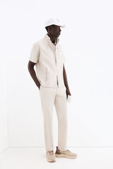 Pedro del Hierro Plain golf gilet Beige