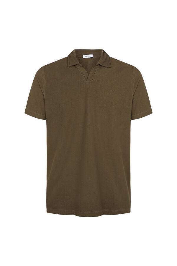 Pedro del Hierro Structure polo shirt Green