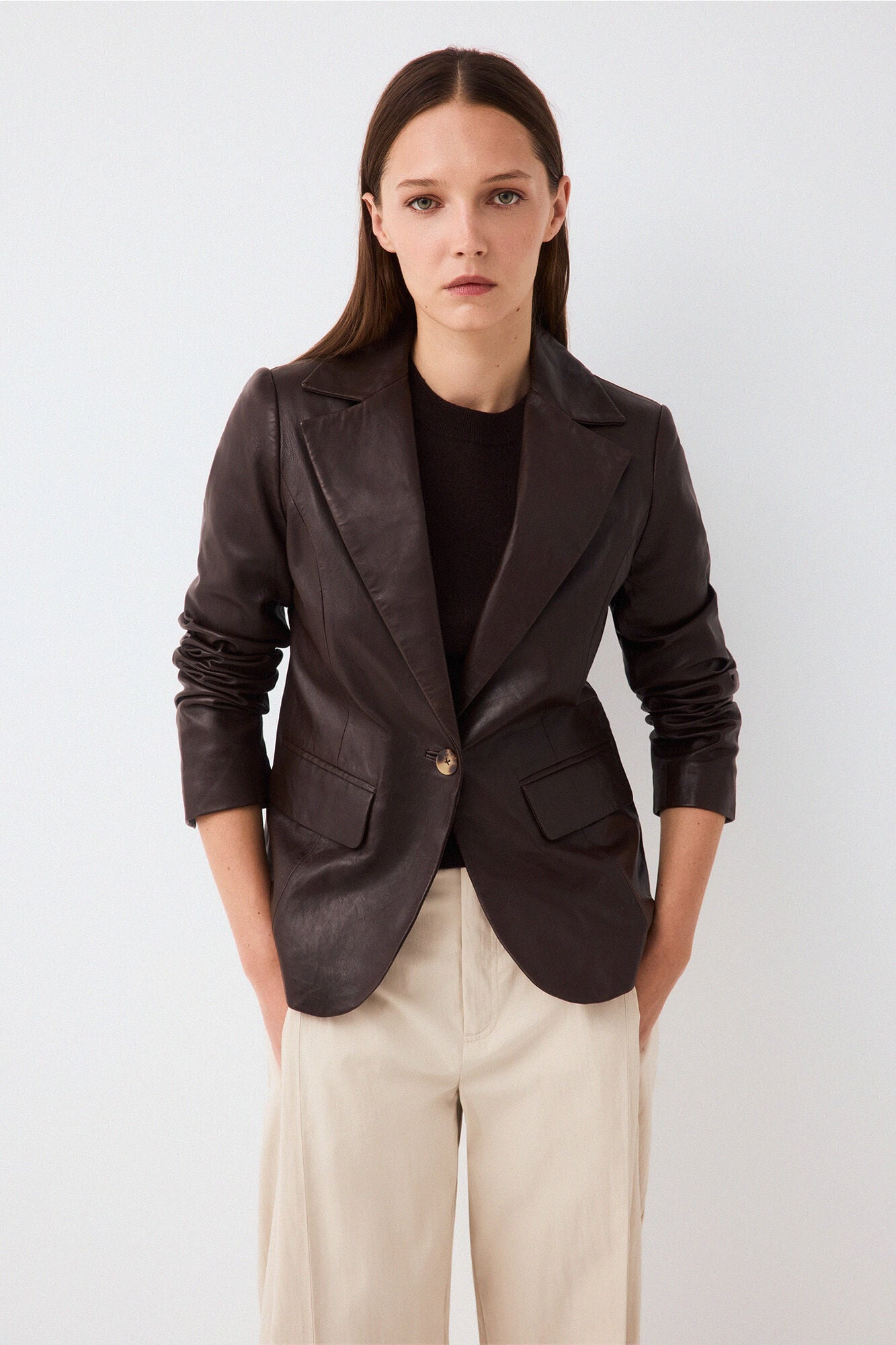 Pedro del Hierro Suede bomber jacket