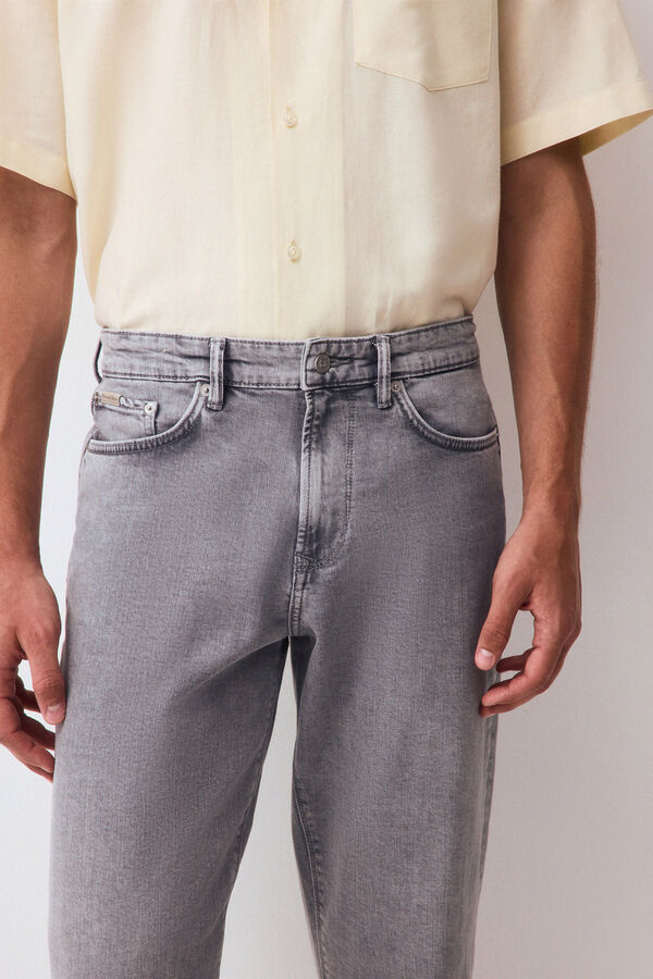 Pedro del Hierro Tapered fit jeans Grey