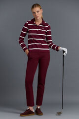 Pedro del Hierro Camisa polo de golfe riscas técnica Laranja