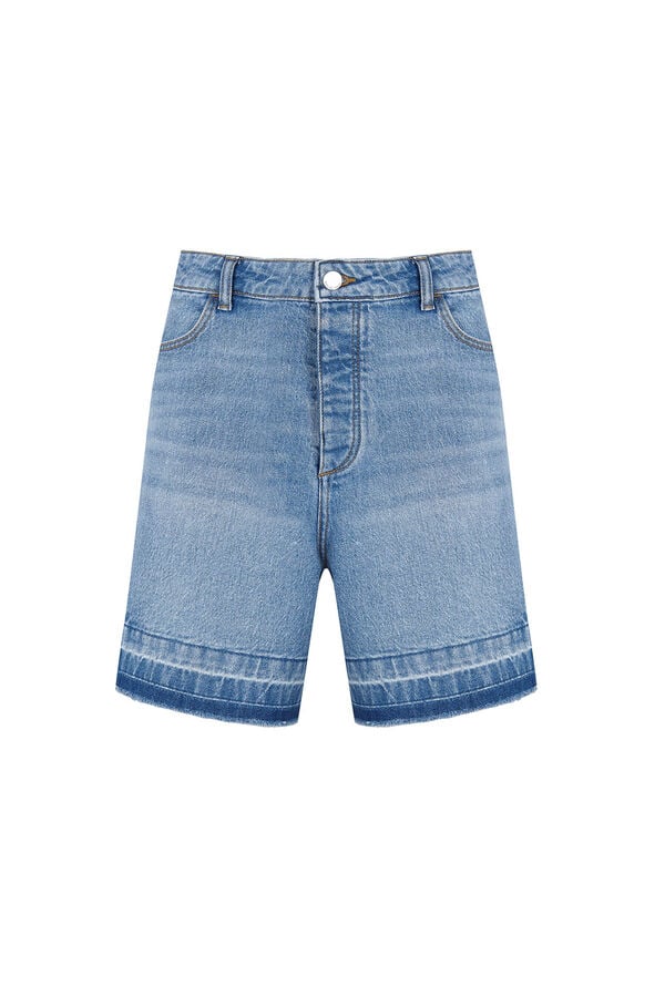 Pedro del Hierro Denim shorts Blue