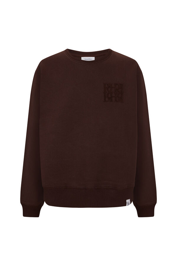 Pedro del Hierro Spanish cotton sweatshirt Brown