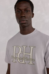 Pedro del Hierro T-shirt logo Grey
