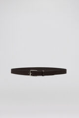 Pedro del Hierro Plain leather belt Brown