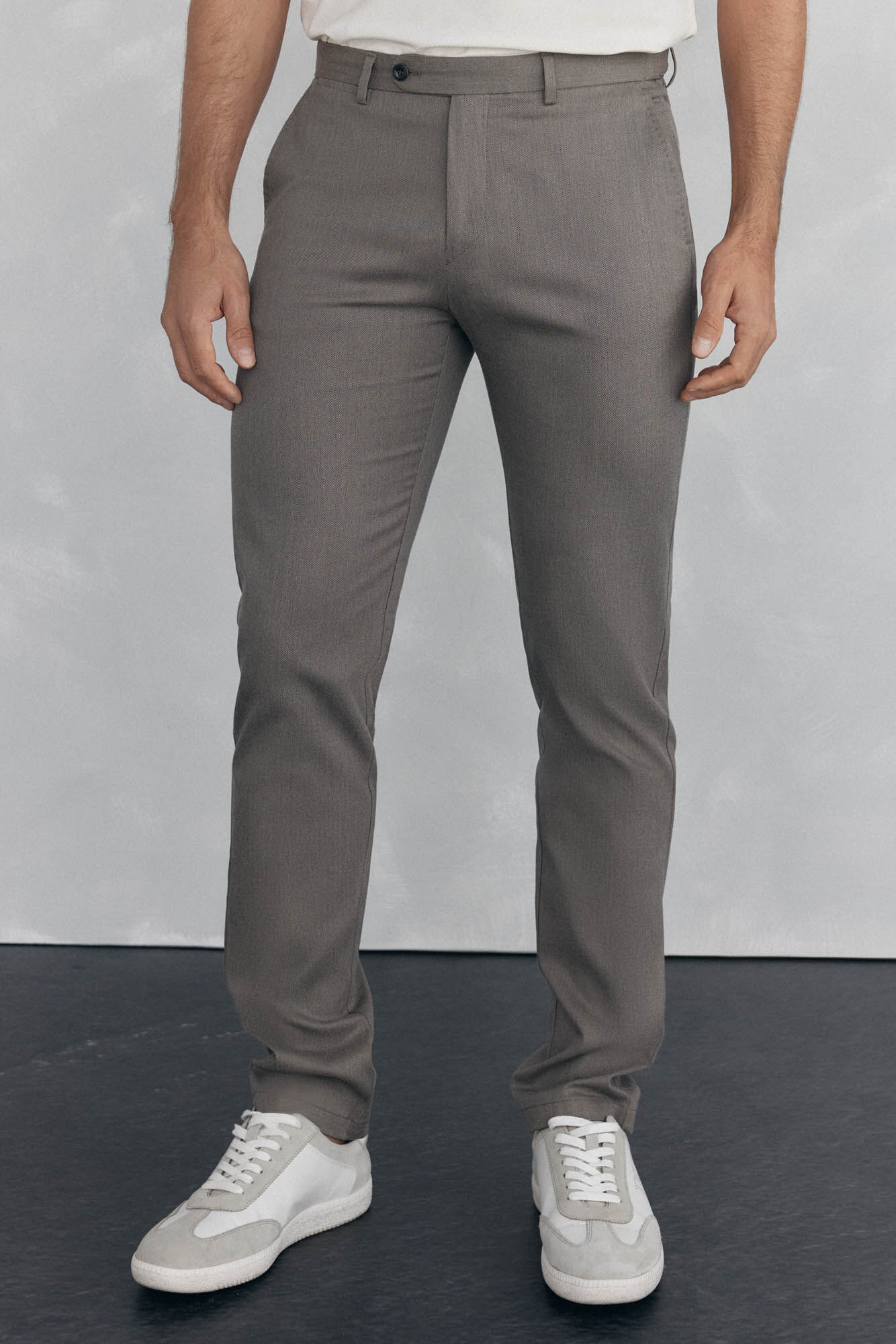 Pedro del Hierro Slim-fit print chinos pants