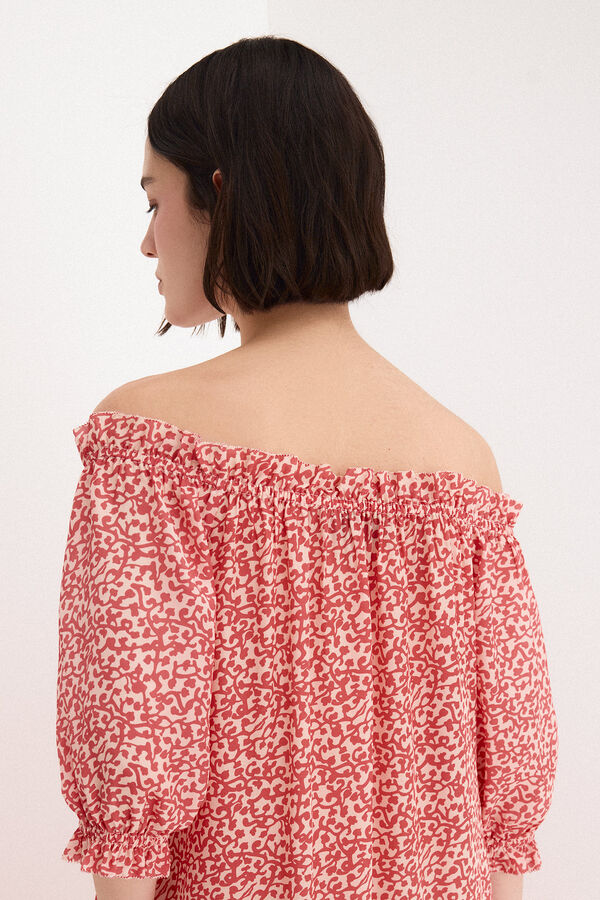 TFP by Tamara Falc&oacute; Contrast tie dress Red