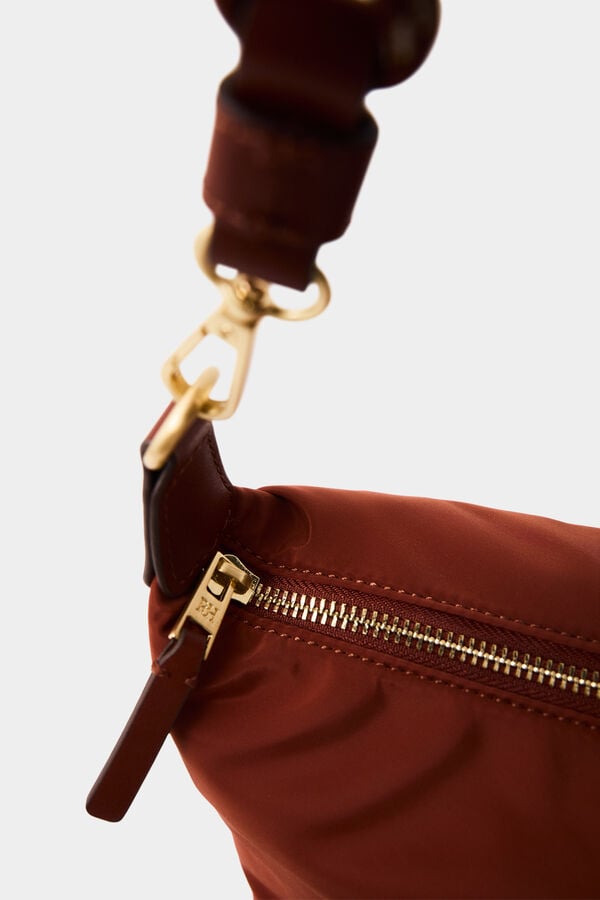 Pedro del Hierro Nylon crossbody bag Orange