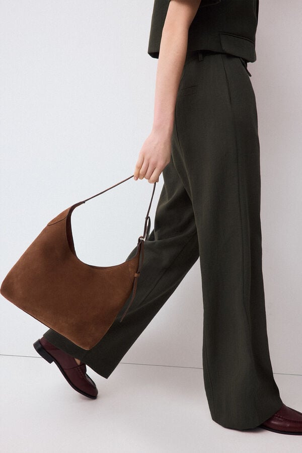 Pedro del Hierro Straight trousers Green