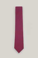 Pedro del Hierro Gravata seda desenho Vermelho