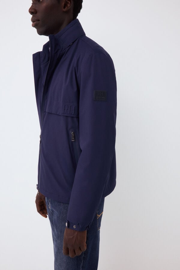 Pedro del Hierro Jacket with zip fastening lining Blue